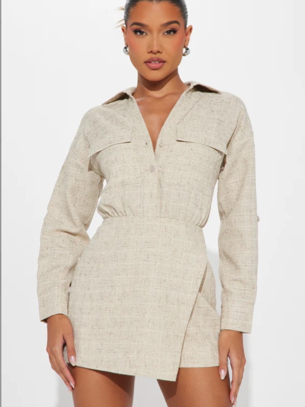 Sweet Escape Tweed Romper